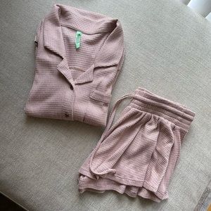 honeydew waffle lounge set